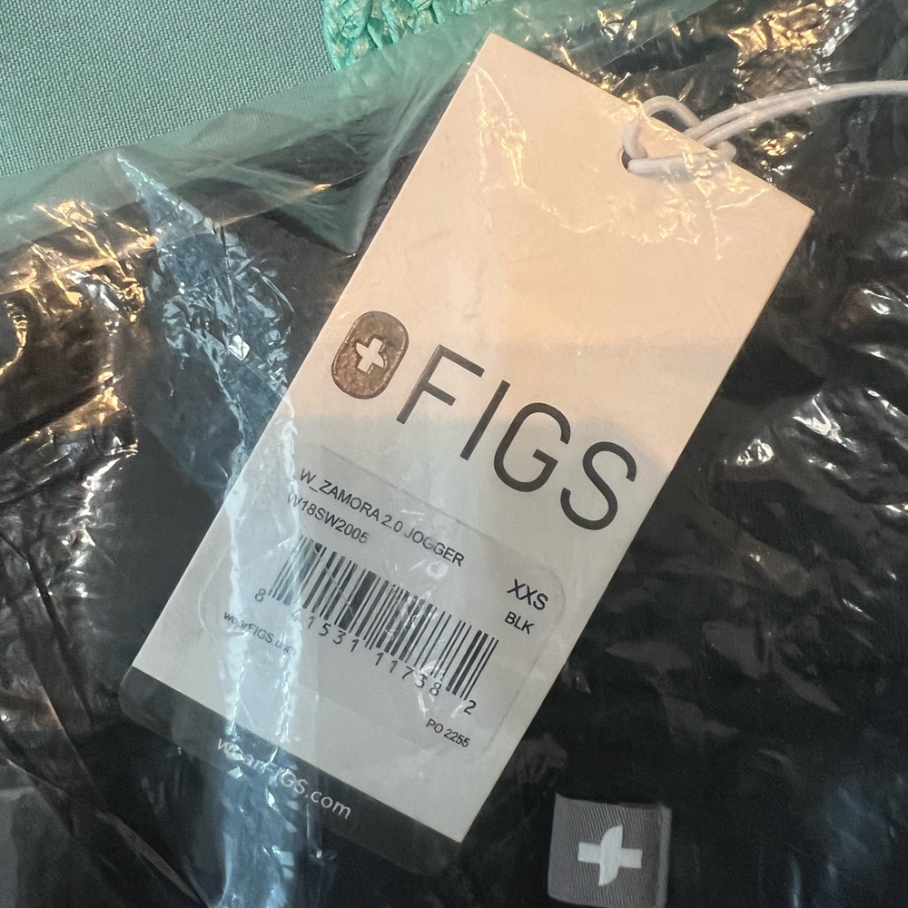 Figs Black Zamora Jogger Scrub Pants